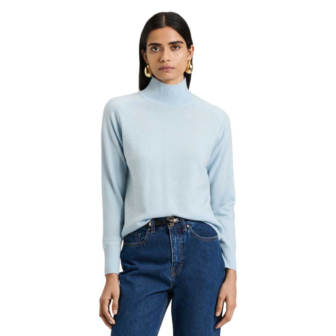 Veronika Maine Merino Funnel Neck Sweater